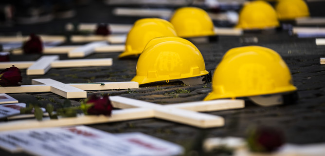 Impennata degli incidenti sul lavoro: 254.493 in 4 mesi (+48,1%). I morti sono 261