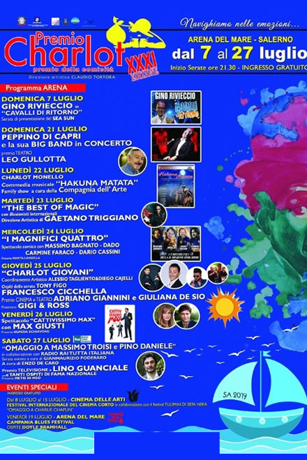 Tutto pronto per il Premio Charlot