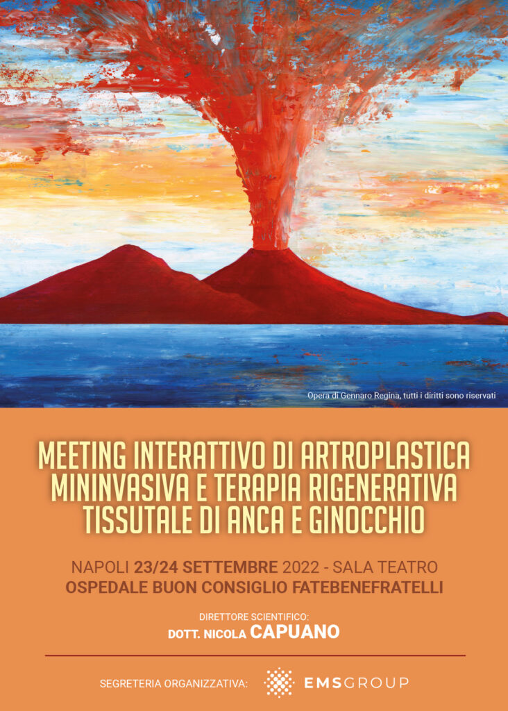 A Napoli il Meeting interattivo di artroplastica mininvasiva e terapia rigenerativa tissutale di anca e ginocchio