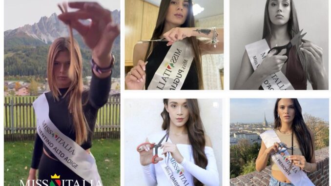 Iran, finaliste di Miss Italia si tagliano i capelli in segno di solidarietà