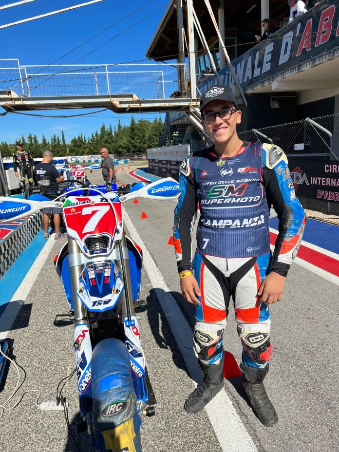 Paolo Conte numero uno per la Supermoto al Centro Sud Italia