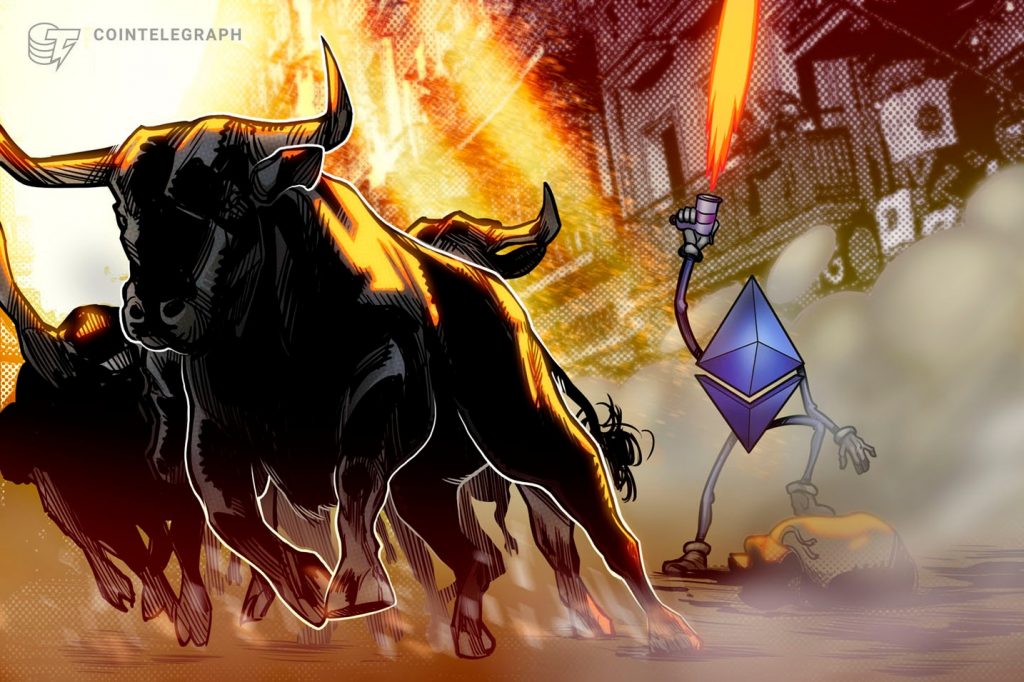 Ethereum bull alla ribalta: Trasferiti 22.982 ETH dopo quattro anni