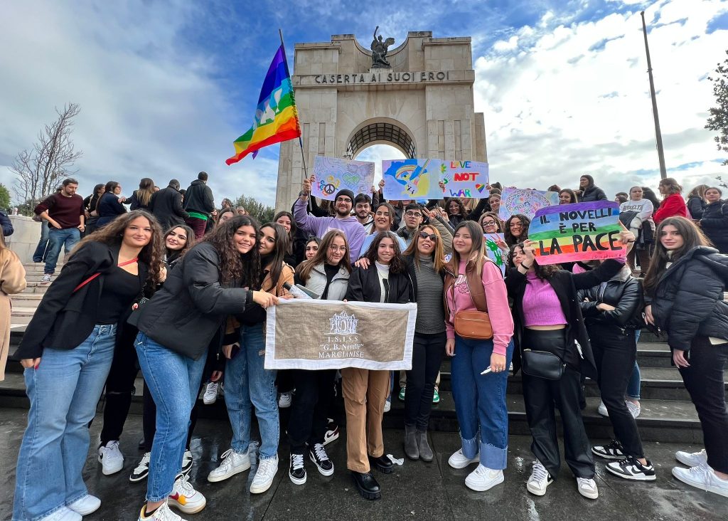L’istituto “Novelli” di Marcianise alla Marcia della Pace