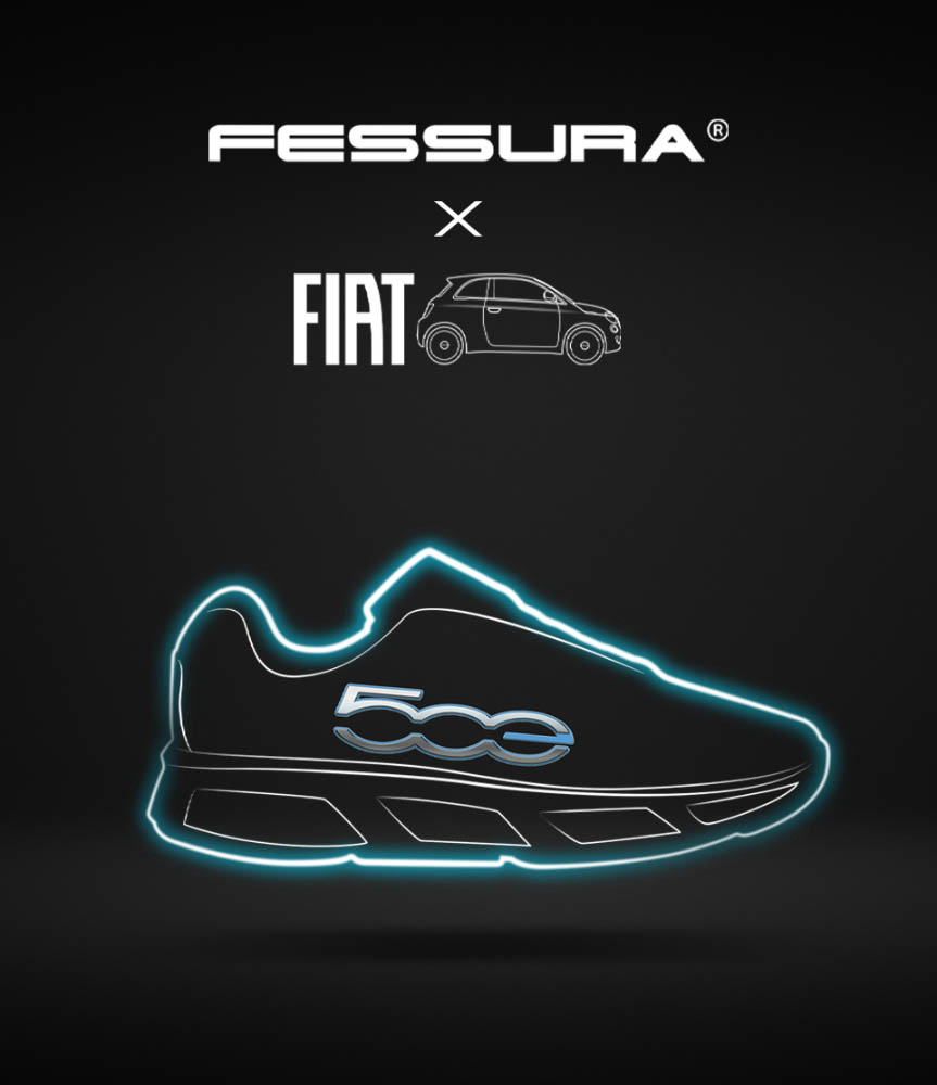 Fessura x Nuova500: Fessura sigla accordo di licenza con Fiat e lancia Runflex 500