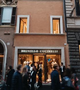 Roma, Brunello Cucinelli e Antonio Marras arrivano su via Condotti