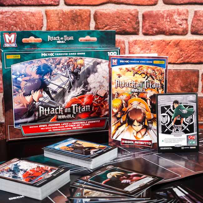 “Attack on Titan”, Panini porta in Italia il trading card game ufficiale