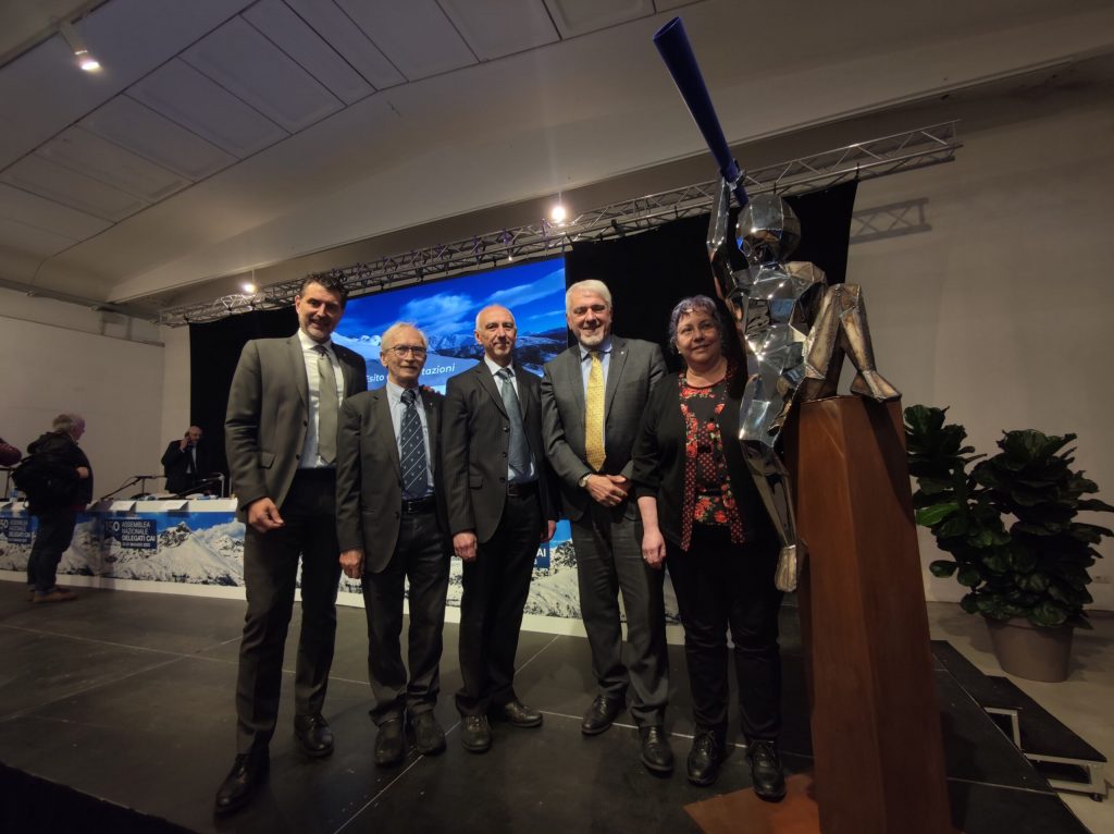 Club Alpino Italiano,Giacomo Benedetti rieletto a vicepresidenza gen.