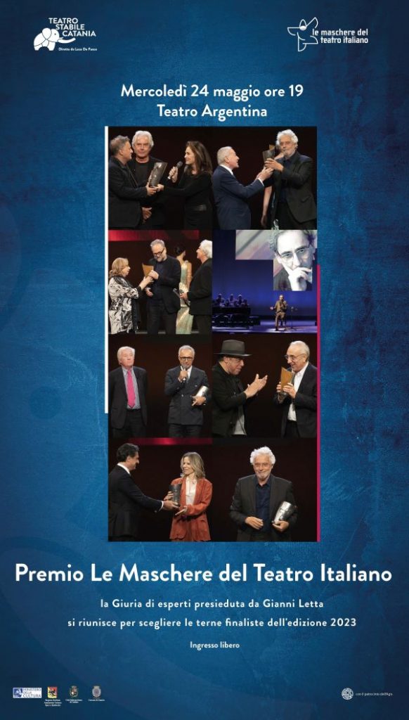 Ecco le terne del Premio “Le Maschere del Teatro Italiano”