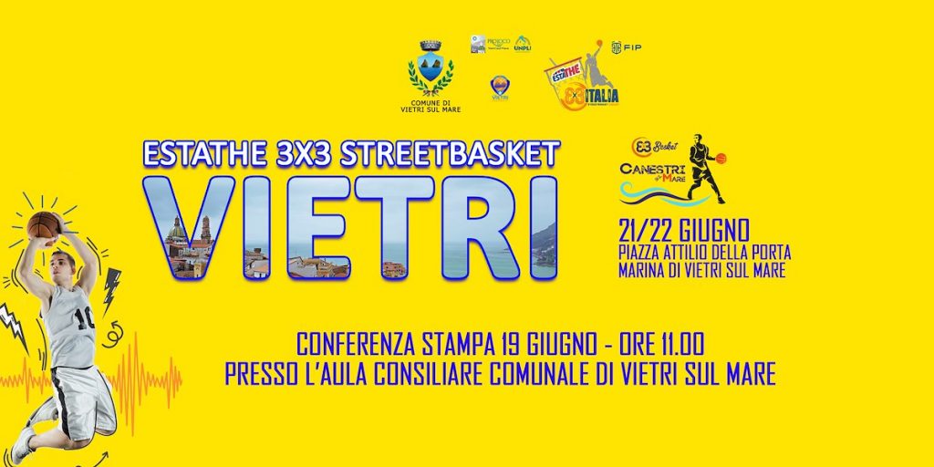 A Vietri sul Mare arriva 3X3 Estathe streetbasket