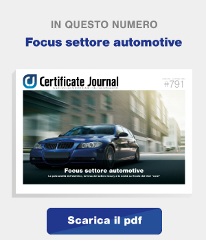 È uscito il Certificate Journal n.796