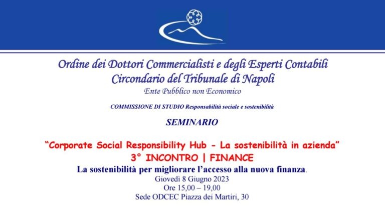 Sostenibilità, finanza e nuove competenze per la crescita delle imprese