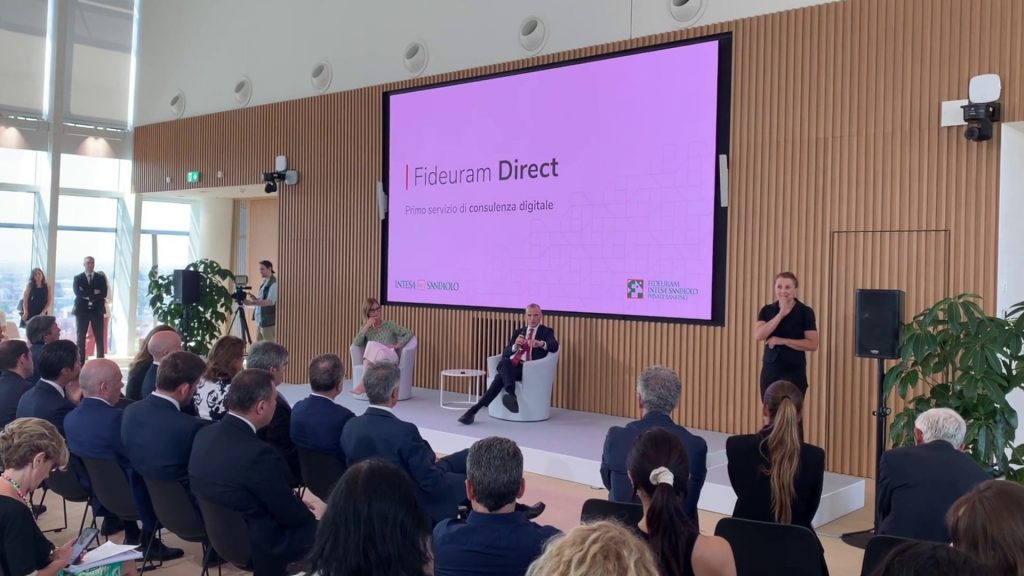 Intesa Sanpaolo lancia Fideuram Direct il primo servizio di consulenza digitale