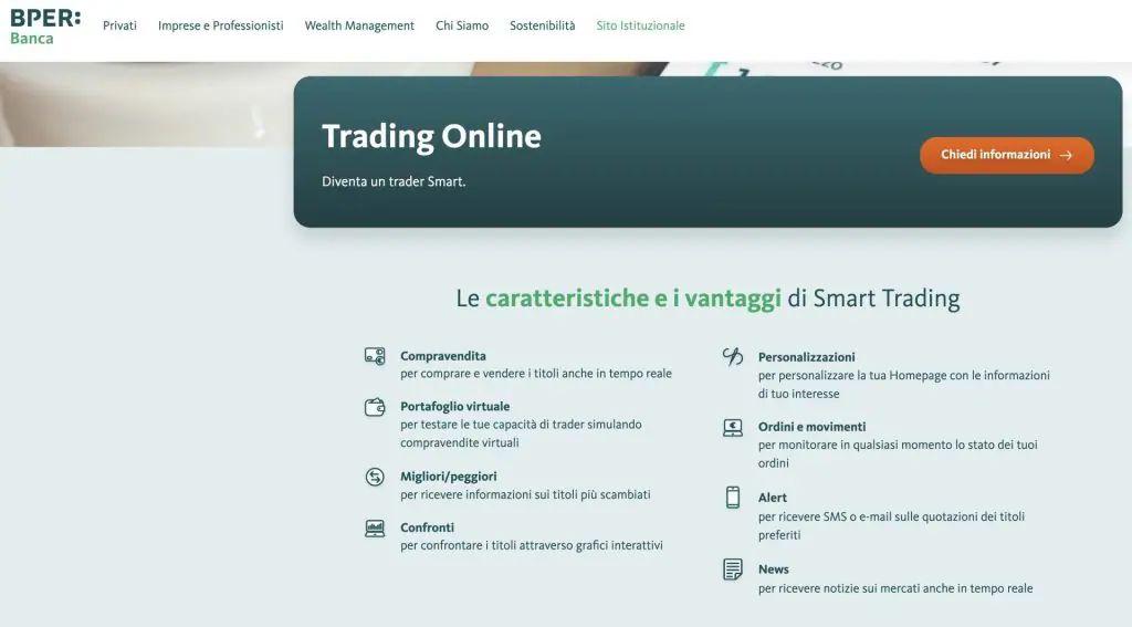 Conto Trading Online BPER Banca Recensione, Opinioni