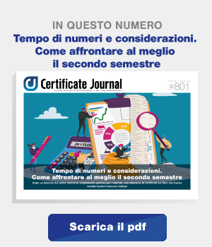 È uscito il Certificate Journal n.806