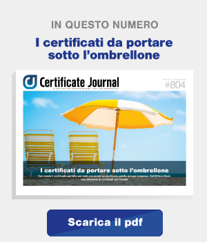 È uscito il Certificate Journal n.813
