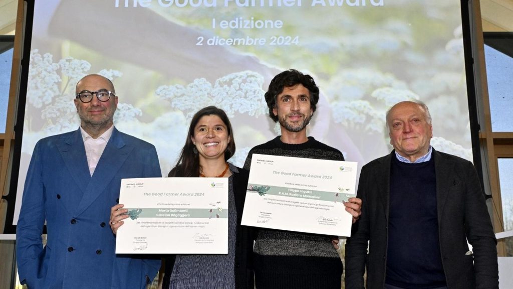 Il gruppo Davines premia i primi due vincitori del “The Good Farmer Award”