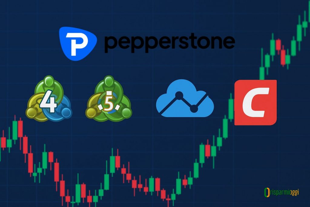 Piattaforme trading su Pepperstone: MT4, MT5, cTrader e TradingView. Quale scegliere?